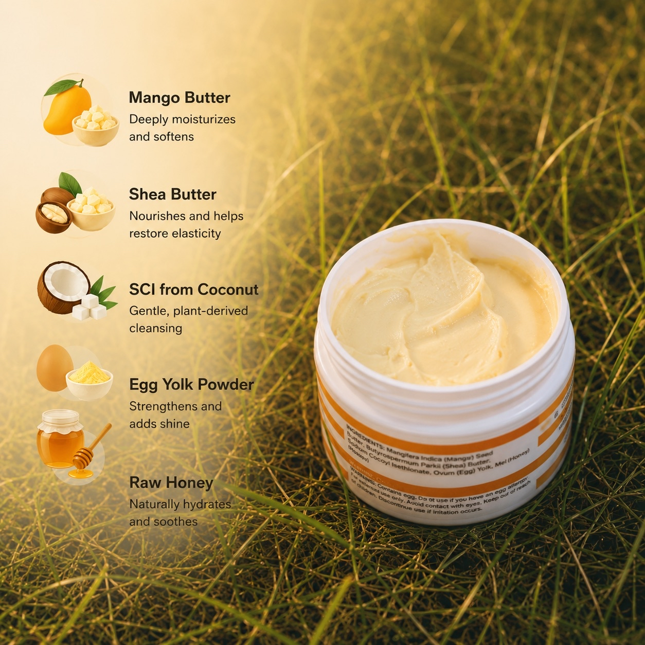 Egg Yolk Shampoo