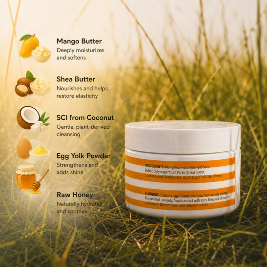 Egg Yolk Shampoo Paste